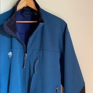 Vintage Mountain Hardwear men’s raincoat Jacket Windbreaker blue black large lg